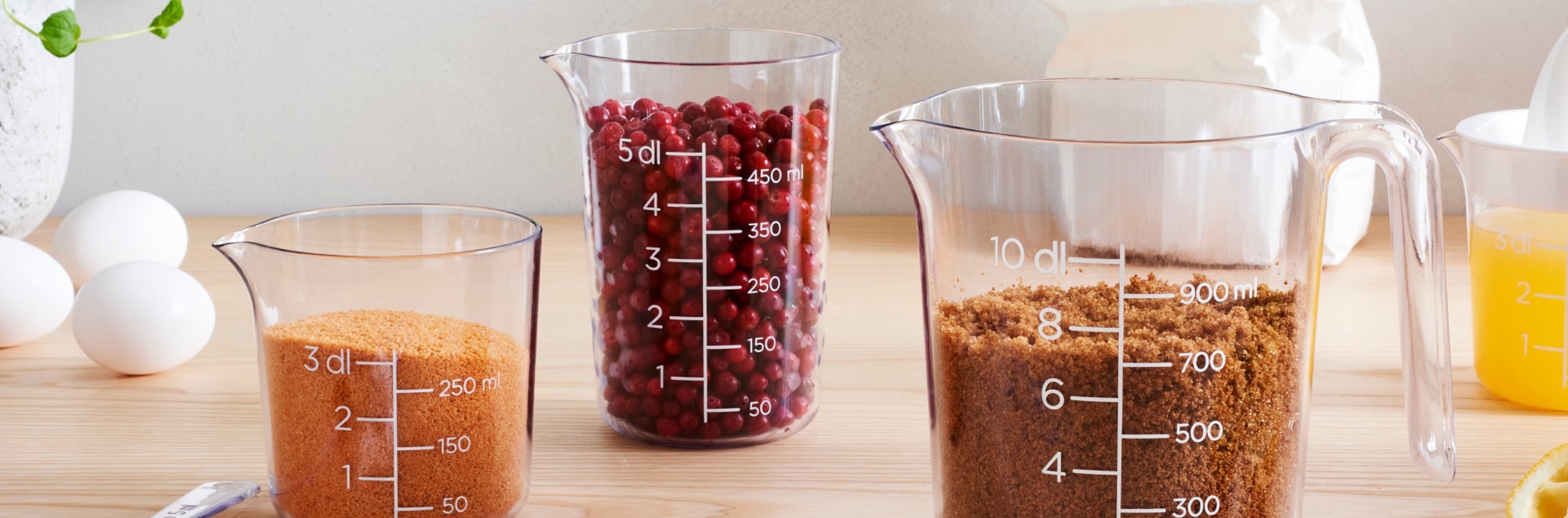 Ustensiles pour mesurer